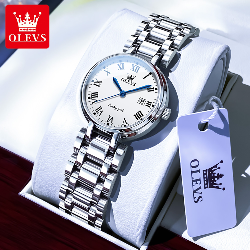 Luxury Watch Top 10 - OLEVS 5575 Элегантные женские кварцевые часы,