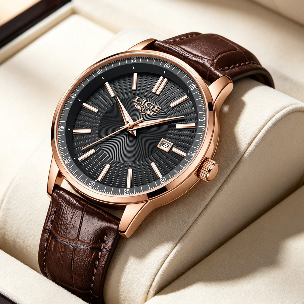 Luxury Watch Top 10 - LIGE: Роскошные мужские часы премиум-класса, деловые