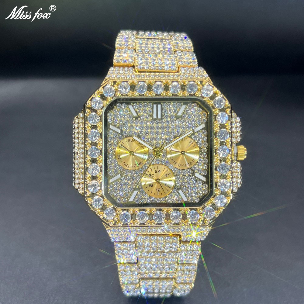 Luxury Watch Iceberg - MISSFOX Роскошные часы с бриллиантами для