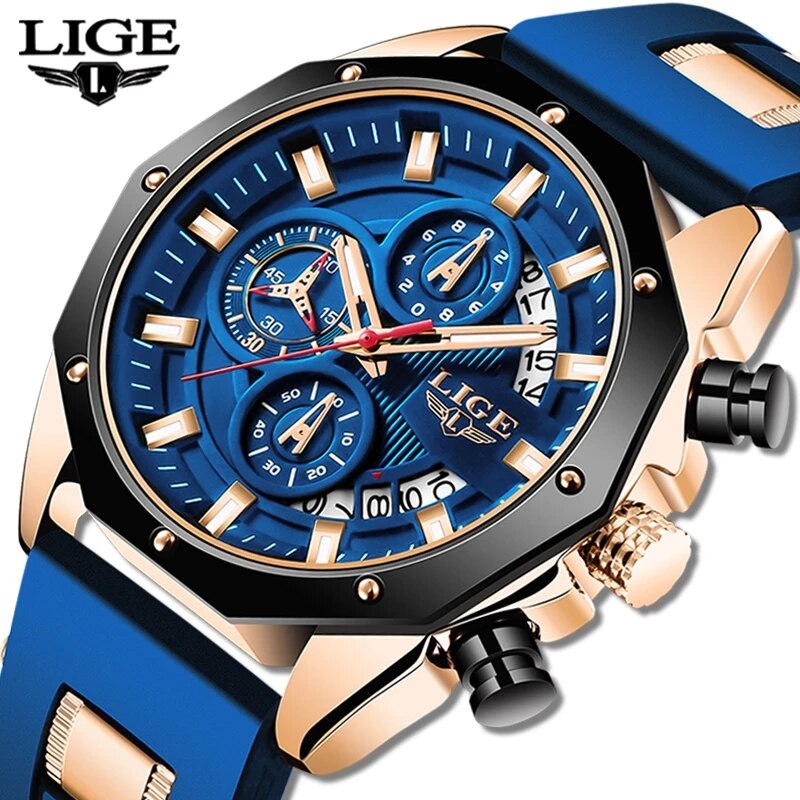 LIGE модные мужские часы лучши – обзор и цена Luxury Watch Magazine