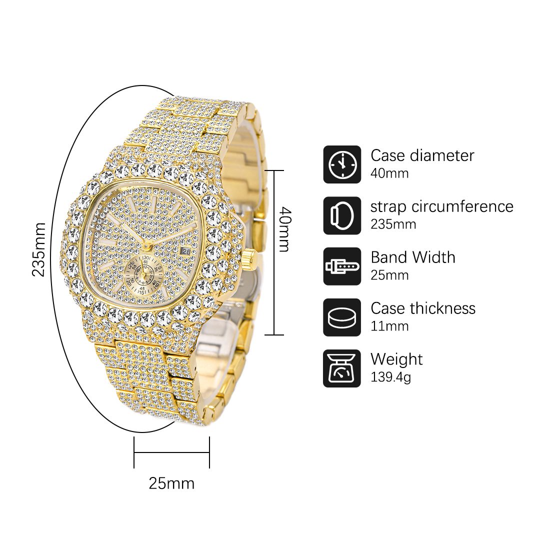 Часы наручные MISSFOX мужские  – обзор и цена Luxury Watch Iceberg