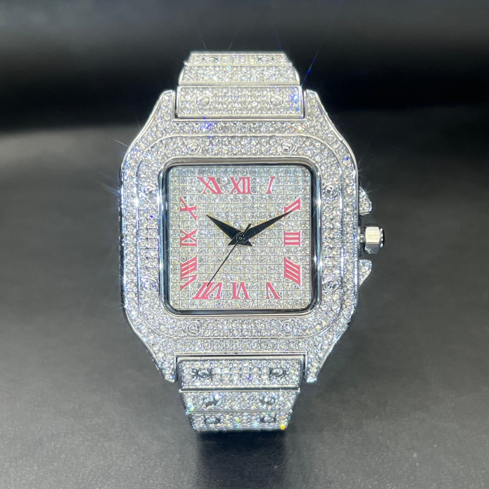 MISSFOX Iced Out Мужские часы  – обзор и цена Luxury Watch Iceberg