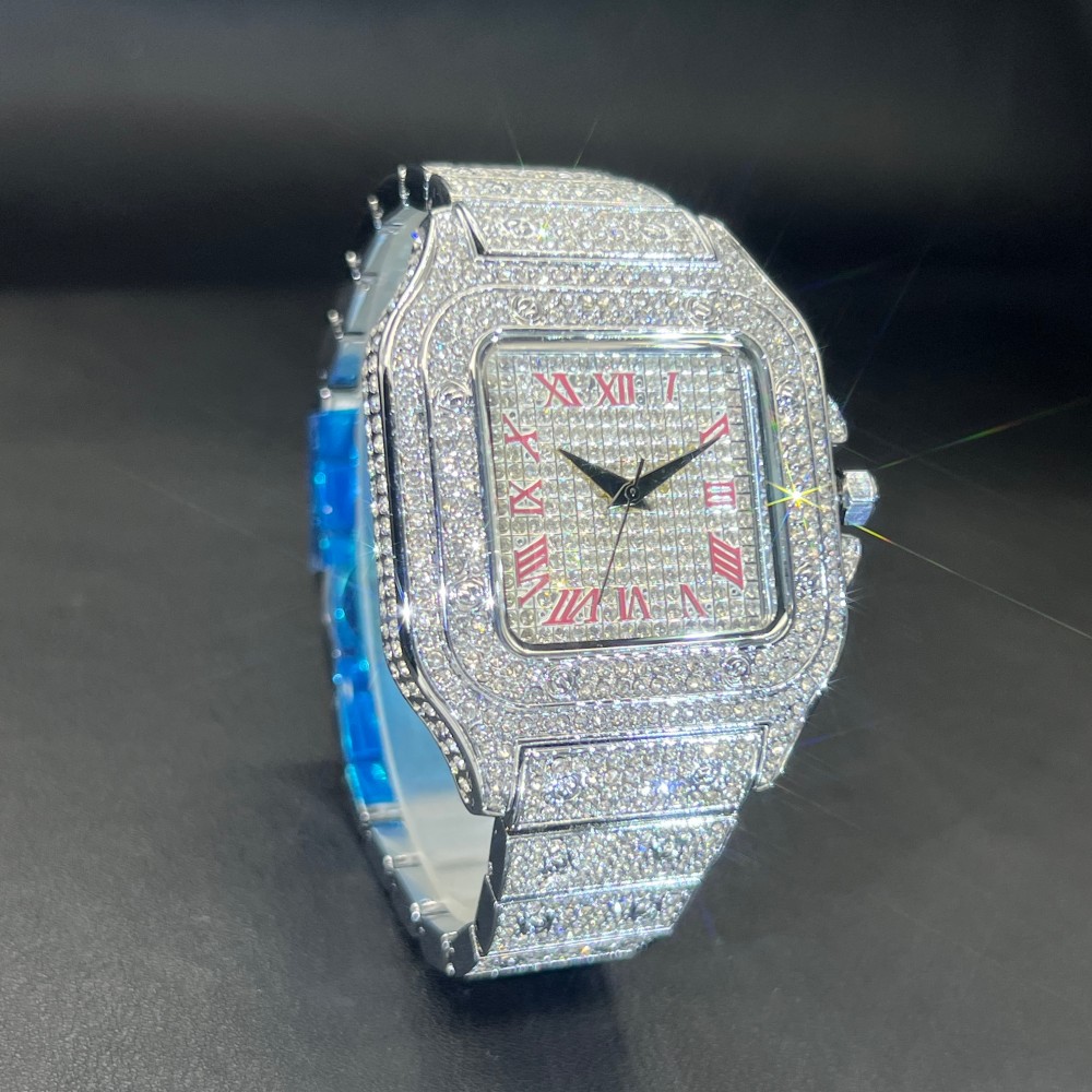 MISSFOX Iced Out Мужские часы  – обзор и цена Luxury Watch Iceberg