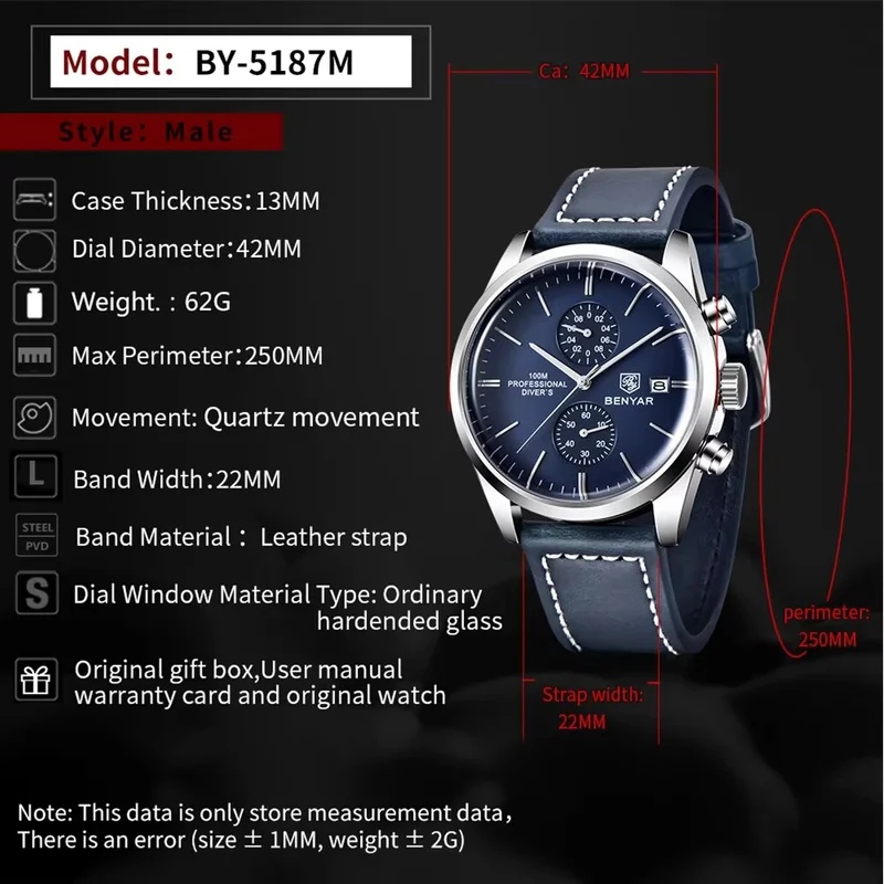 BENYAR – мужские кварцевые нар – обзор и цена Luxury Watch Magazine